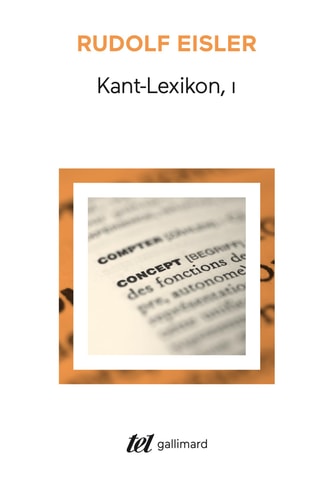 KANT-LEXIKON T1, de Rudolf Eisler | portada del libro