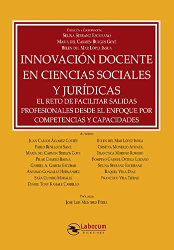 Innovación docente en Ciencias Sociales y Jurídicas, de Juan Carlos Álvarez Cortés | portada del libro