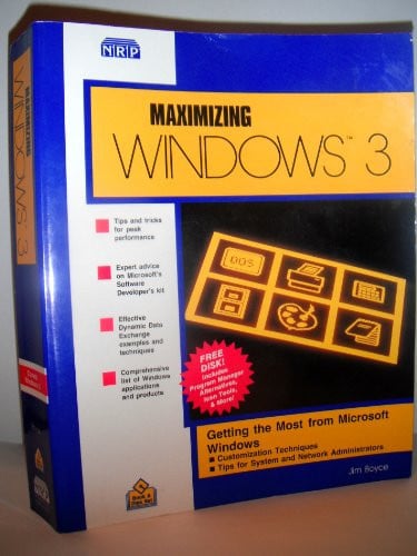 MAXIMIZING WINDOWS 3 (DISKETTE), de BOYCE | portada del libro
