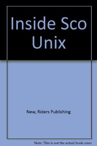 INSIDE SCO UNIX, de NEW RIDERS | portada del libro