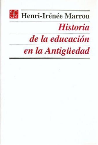 HA.EDUCACION EN LA ANTIGUEDAD, de MARROU | portada del libro