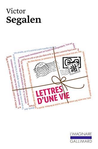 LETTRES D'UNE VIE, de Victor Segalen | portada del libro