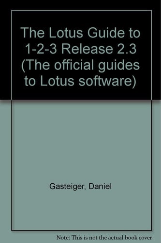 LOTUS GUIDE TO 1-2-3 REL 2.3, de GASTEIGER | portada del libro