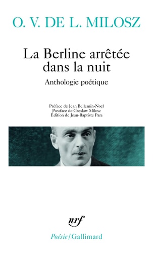 LA BERLINE ARRETEE DANS LA NUIT, de Oscar Vladislas de Lubicz Milosz | portada del libro
