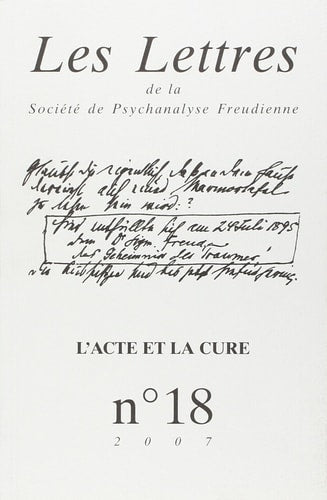 LETTRES DE LA SPF N18 2007. L'ACTE ET LA, de Collectif | portada del libro