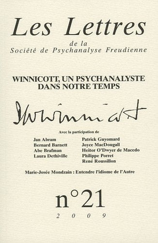 LES LETTRES DE LA SPF N 21. WINNICOTT, UN PS, de Collectif | portada del libro