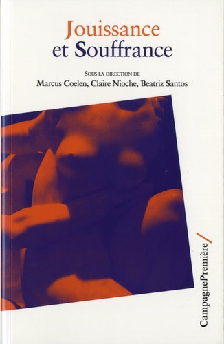 JOUISSANCE ET SOUFFRANCE, de Marcus Coelen | portada del libro