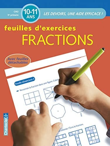 DEVOIRS FRACTIONS CM2 10-11 ANS FEUILLES D'EXERCICES, de SMET C DE | portada del libro