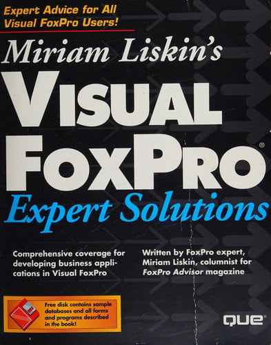 VISUAL FOXPRO EXPERT SOLUTIONS, de LISKIN | portada del libro