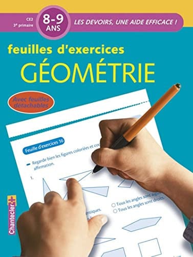 GEOMETRIE 8-9 ANS CE2 FEUILLES D'EXERCICES, de BASTIN K | portada del libro