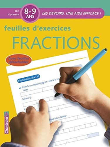 FRACTIONS 8-9 ANS CE2 FEUILLES D'EXERCICES, de GEYSKENS E | portada del libro