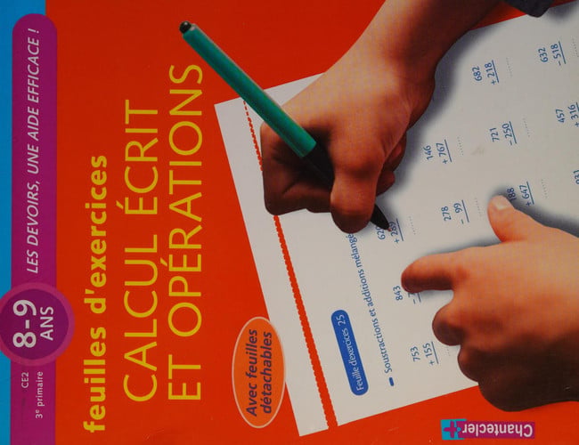 CALCUL ECRIT ET OPERATIONS FEUILLES D'EXERCICES, de DAAL T VAN | portada del libro