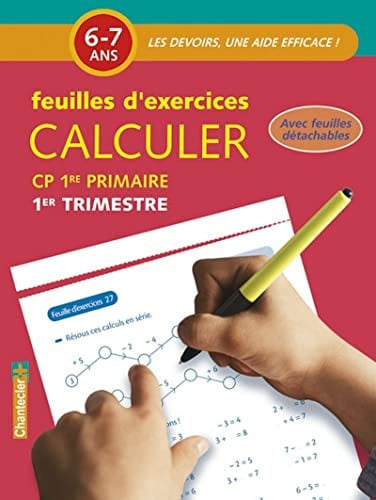 CALCULER CP 6-7 ANS FEUILLES D'EXERCICES 1ER TRIMESTRE, de COLLECTIF | portada del libro