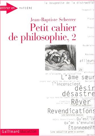 PETIT CAHIER DE PHILOSOPHIE 2, de Jean-Baptiste Scherrer | portada del libro