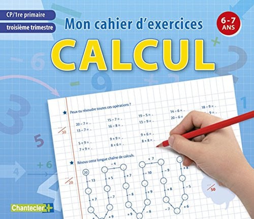 MON CAHIER D'EXERCICES CP TROISIEME TRIM CALCUL 6-7ANS, de COLLECTIF | portada del libro