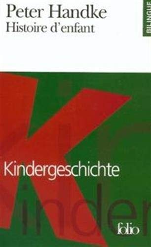 Histoire d'enfant : Kindergeschichte, de Peter Handke | portada del libro