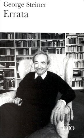 Errata, de George Steiner | portada del libro