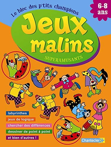 JEUX MALINS SUPERAMUSANTS 6-8 ANS, de COLLECTIF | portada del libro