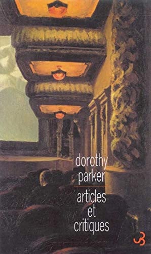 ARTICLES ET CRITIQUES, de PARKER DOROTHY | portada del libro