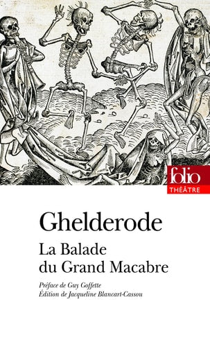 LA BALADE DU GRAND MACABRE, de Ghelderode | portada del libro