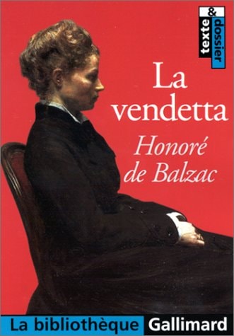 LA VENDETTA, de Honoré de Balzac | portada del libro