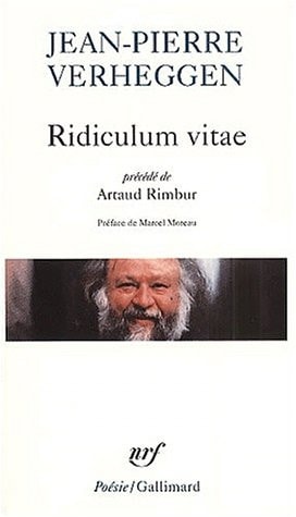 RIDICULUM VITAE/ARTAUD RIMBUR, de Verheggen | portada del libro