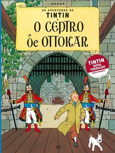 O CEPTRO DE OTTOKAT, de Hergé | portada del libro