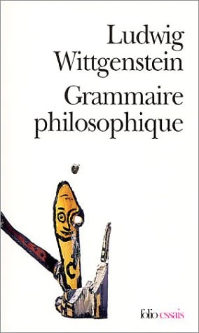 GRAMMAIRE PHILOSOPHIQUE, de Ludwig Wittgenstein | portada del libro