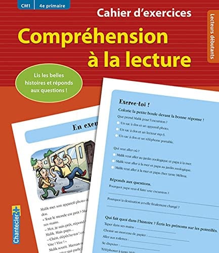 COMPREHENSION A LA LECTURE CM1 4E PRIMAIRE ROUGE, de VERMEULEN M | portada del libro