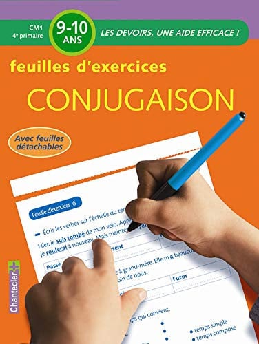 DEVOIRS FEUILLES D'EX CONJUGAISON 9-10 ANS, de COLLECTIF | portada del libro