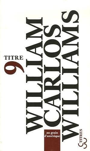 AU GRAIN D'AMERIQUE, de WILLIAMS WILLIA | portada del libro