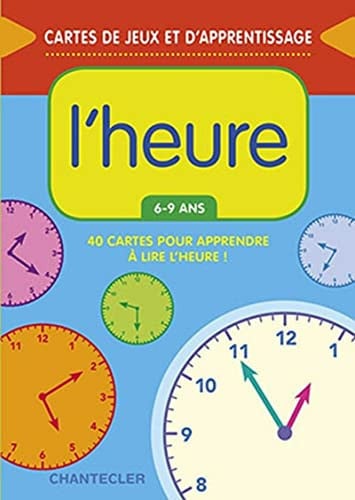 CARTES D'APPRENTISSAGE L'HEURE 6-9 A, de COLLECTIF | portada del libro