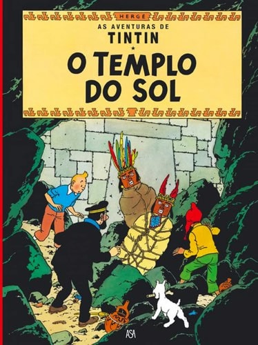 O TEMPLO DO SOL TINTIN, de Hergé | portada del libro