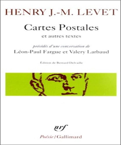 Cartes postales et autres textes, de Henry Jean-Marie Levet | portada del libro