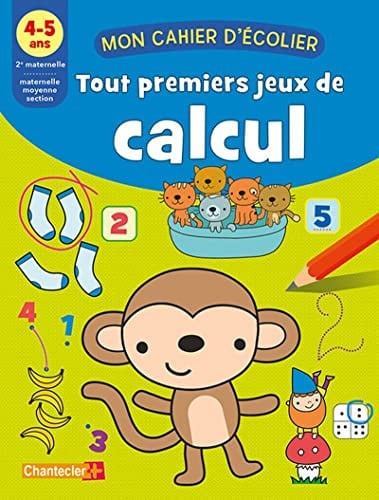 TOUT PREMIERS JEUX DE CALCUL 4-5 A, de COLLECTIF | portada del libro