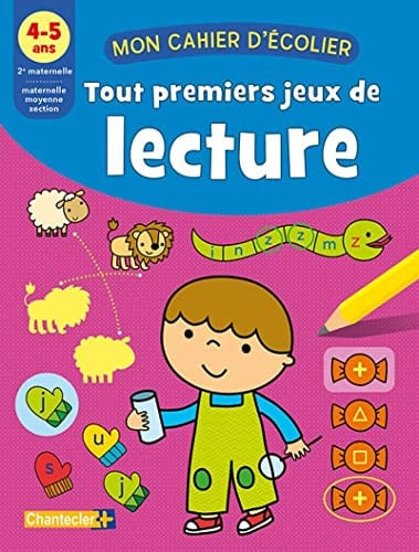 TOUT PREMIERS JEUX DE LECTURE 4-5 A, de COLLECTIF | portada del libro