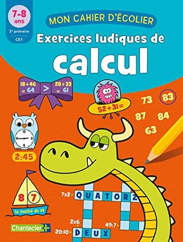 EXERCICES LUDIQUES DE CALCUL 7-8 A, de COLLECTIF | portada del libro