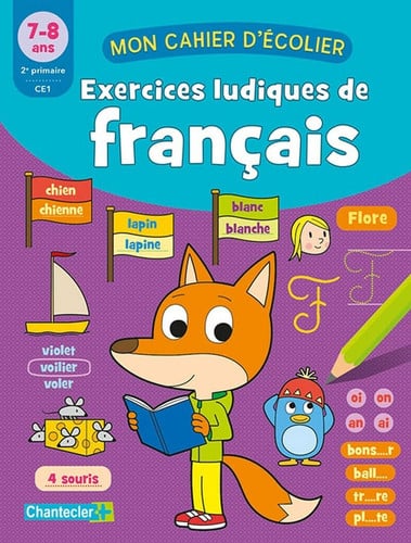 EXERCICES LUDIQUES DE FRANCAIS 7-8 A, de COLLECTIF | portada del libro