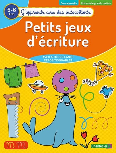 PETITS JEUX D'ECRITURE 5-6 A, de COLLECTIF | portada del libro