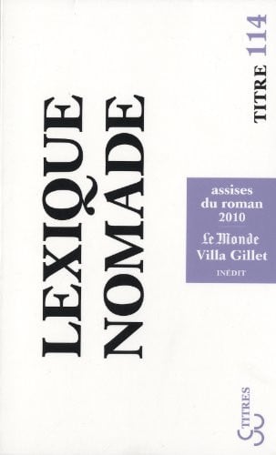 LEXIQUE NOMADE 2010, de COLLECTIF | portada del libro