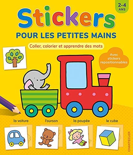 STICKERS POUR LES PETITES MAINS 2-4 A, de COLLECTIF | portada del libro