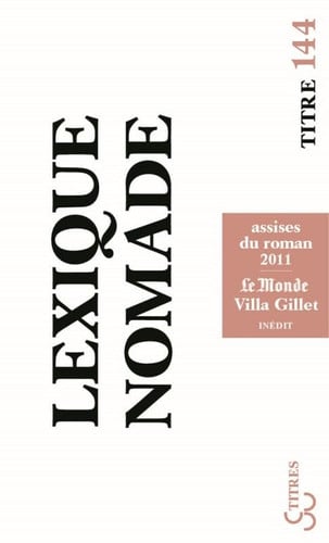 LEXIQUE NOMADE 2011, de COLLECTIF | portada del libro