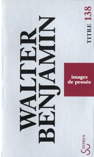 IMAGES DE PENSEE, de BENJAMIN WALTER | portada del libro