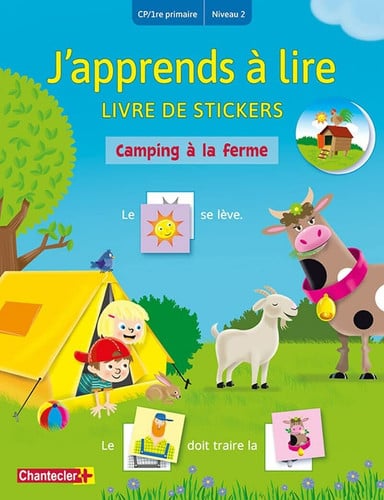 CAMPING A LA FERME CP/1RE PRIMAIRE NIVEAU 2 J'APPRENDS A LIR, de ABEELEN VAN | portada del libro