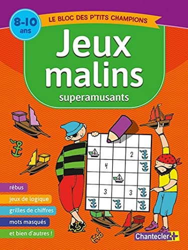 JEUX MALINS SUPERAMUSANTS 8-10 A, de TYBERGHEIN FREI | portada del libro