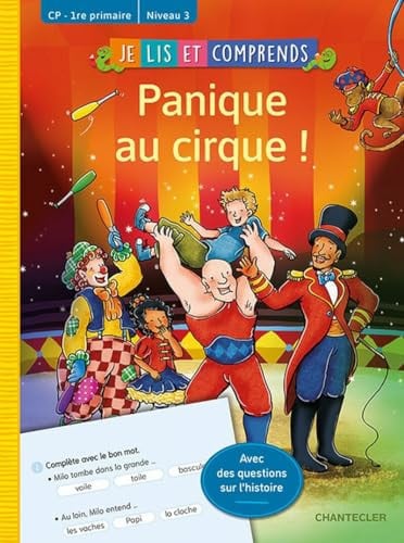 JE LIS ET COMPRENDS PANIQUE AU CIRQUE, de COLLECTIFS GALL | portada del libro
