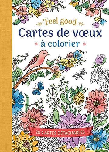 FEEL GOOD CARTES DE VOEUX A COLORIER, de COLLECTIF | portada del libro