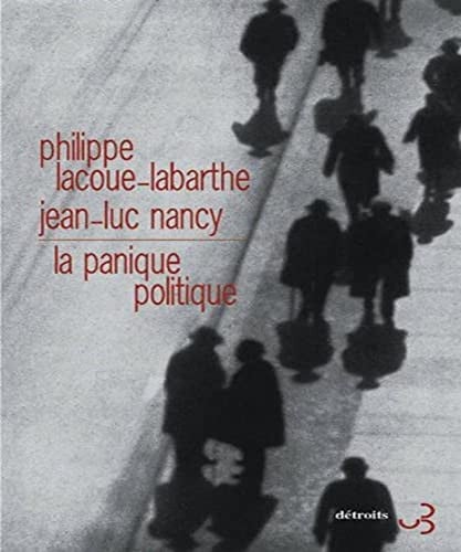 LA PANIQUE POLITIQUE, de LACOUE-LABARTHE | portada del libro