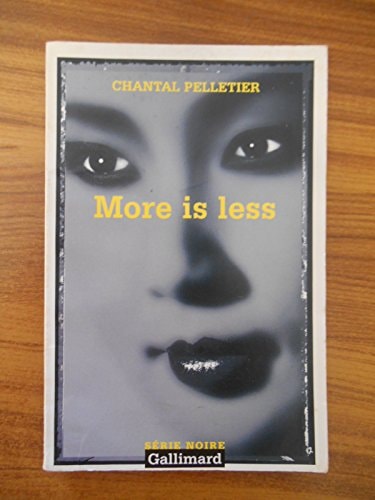 MORE IS LESS, de Chantal Pelletier | portada del libro