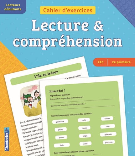 CAHIER D'EXERCICES COMPREHENSION LECTURE CE1, de COLLECTIF | portada del libro